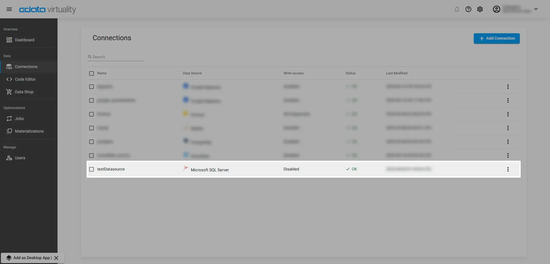 CData Virtuality - Cloud Agent(クラウドエージェント)