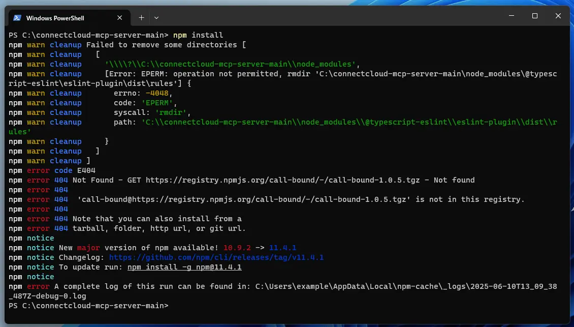 Connect AI MCP Server (セットアップ)
