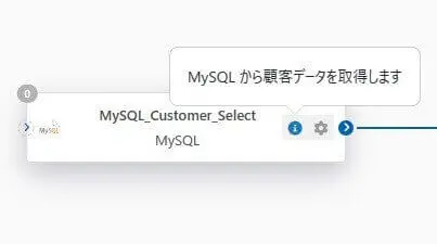 コネクタコメントの表示