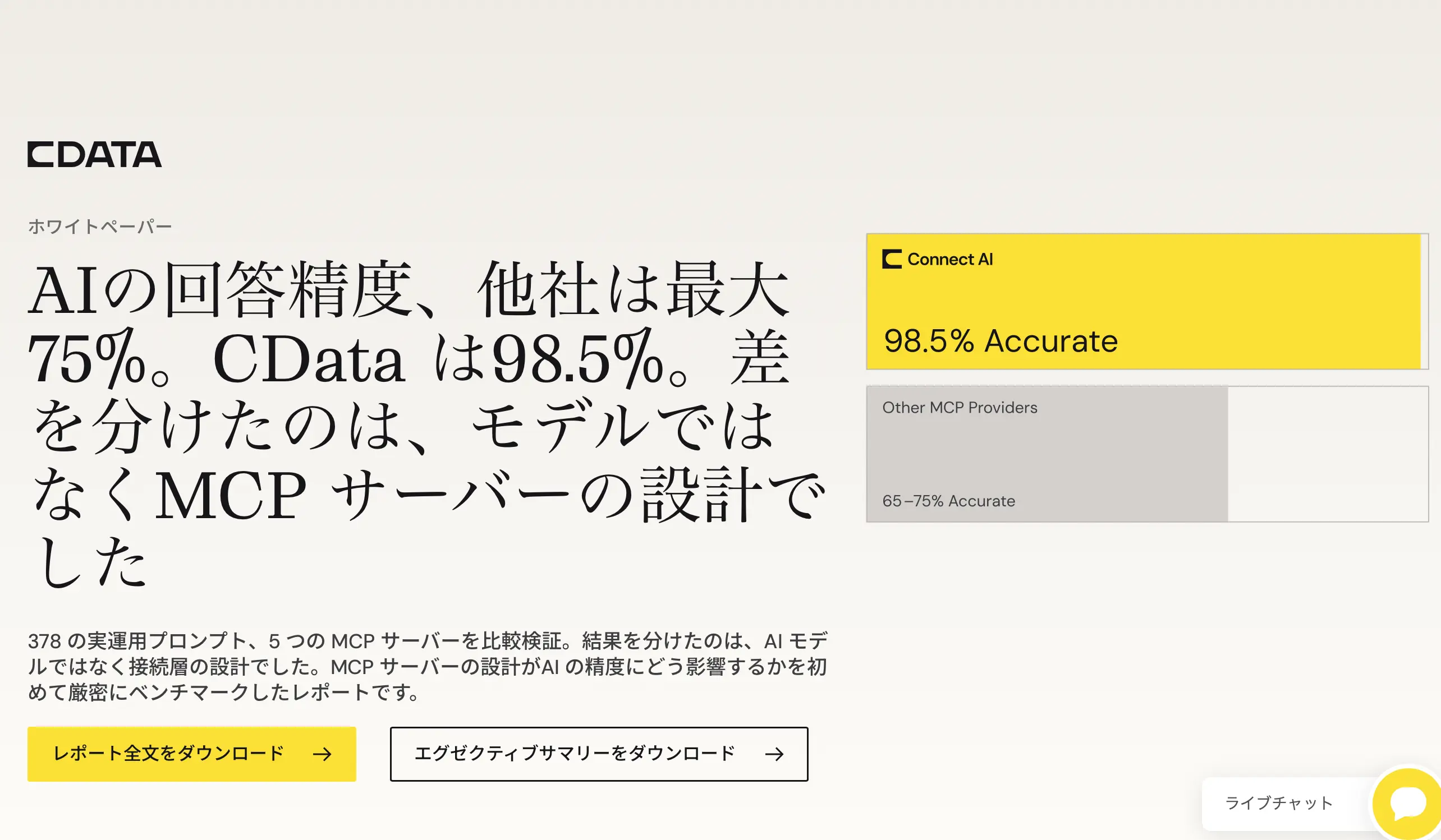 組織でのMCP導入・接続方式はどのように選ぶべきか? 3つの評価軸とセキュリティ8項目、なぜ CData Connect AI なのかを解説