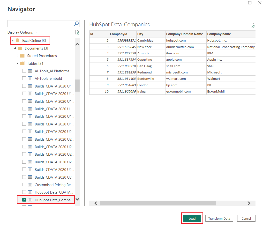 Connect Power BI to SharePoint Excel File