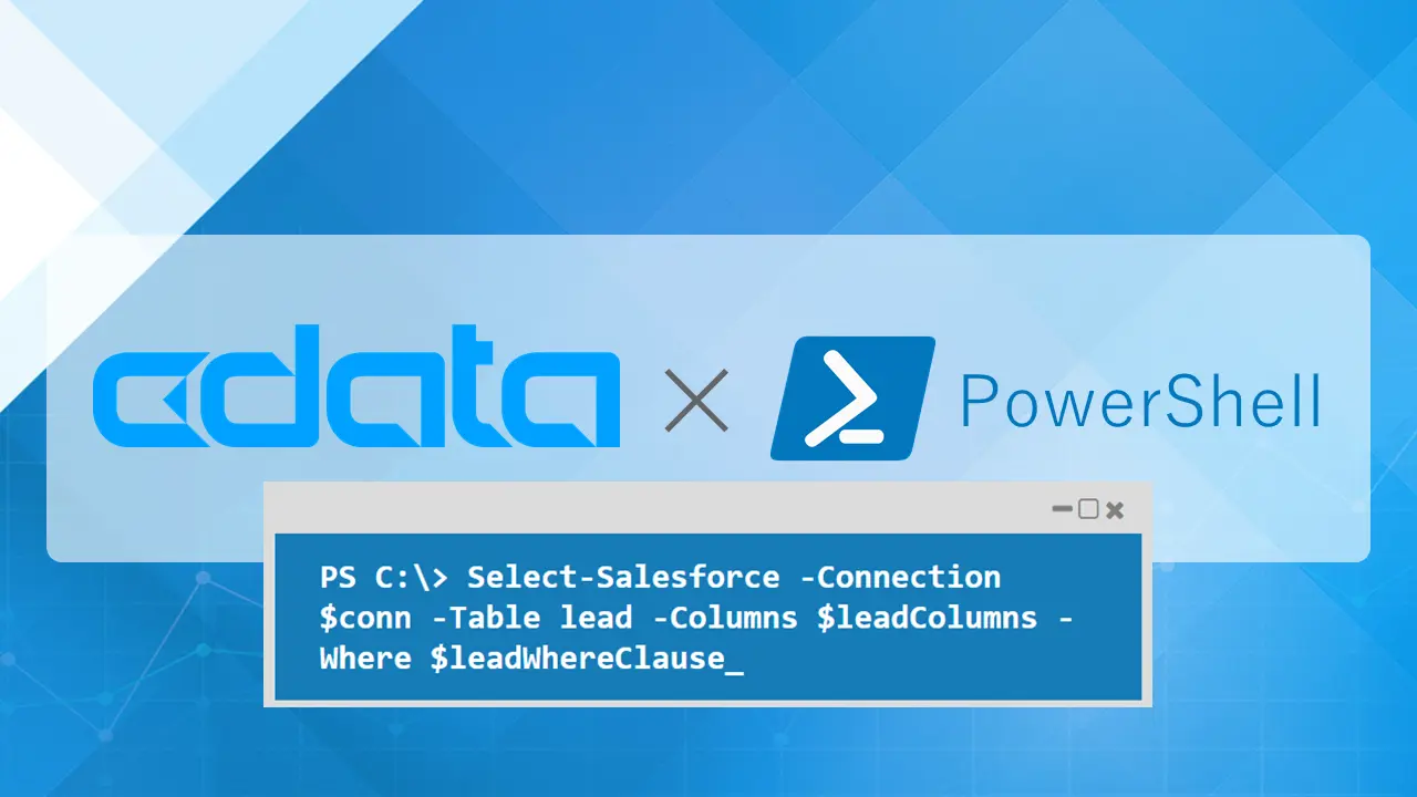 CData PowerShell Cmdlets をリリース