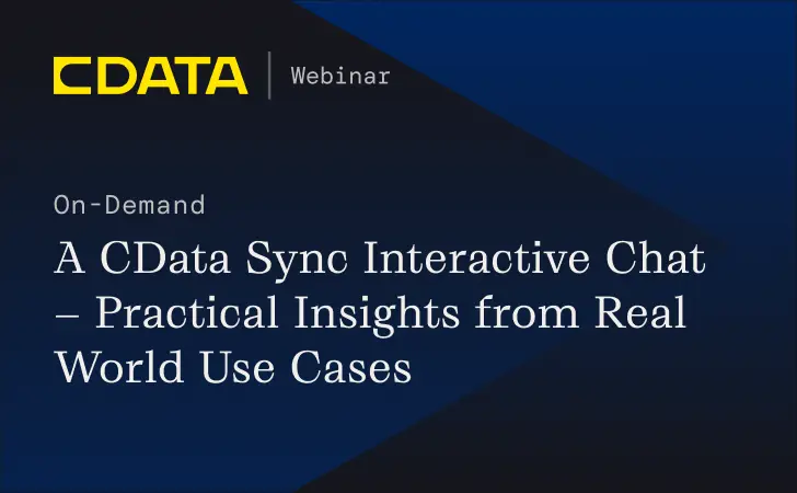 A CData Sync Interactive Chat