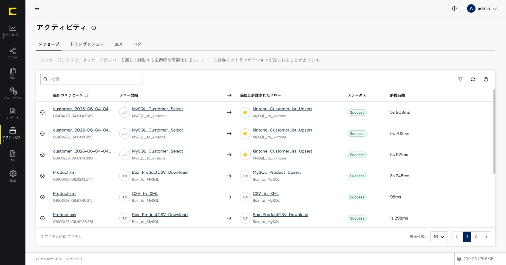 CData Arc ハンズオンテキスト(運用編)