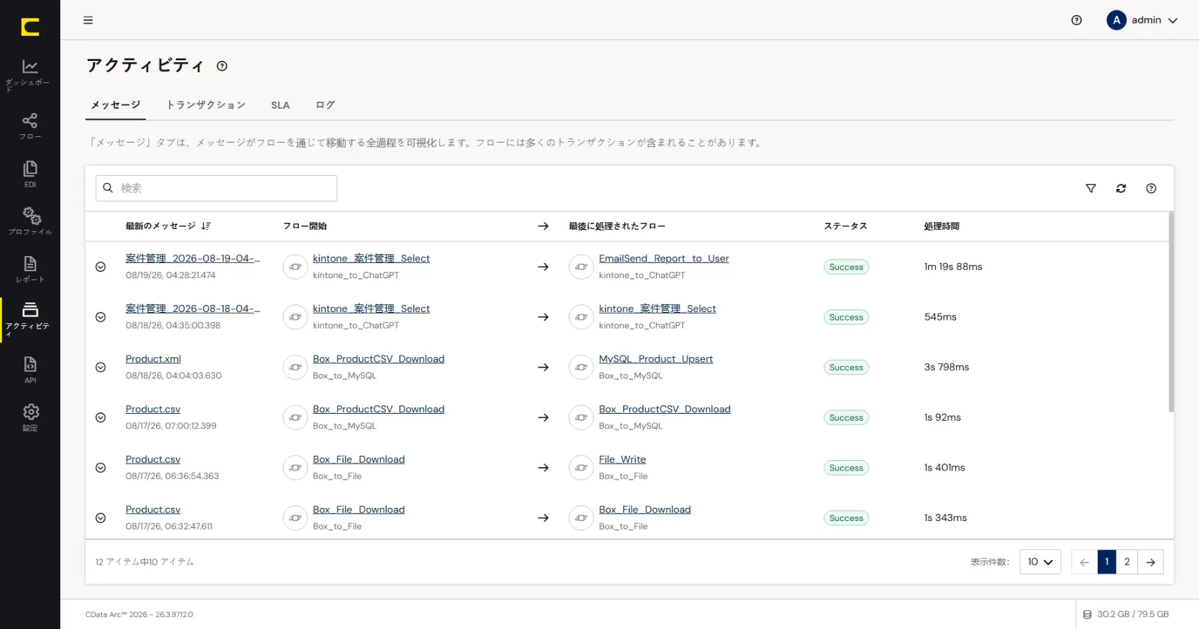 CData Arc ハンズオンテキスト(運用編)