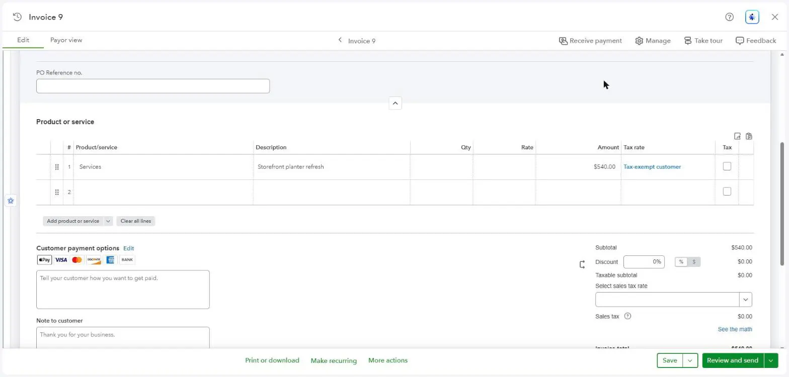 CData Arc で、kintone の受注からQuickBooks Online の請求書を作成する