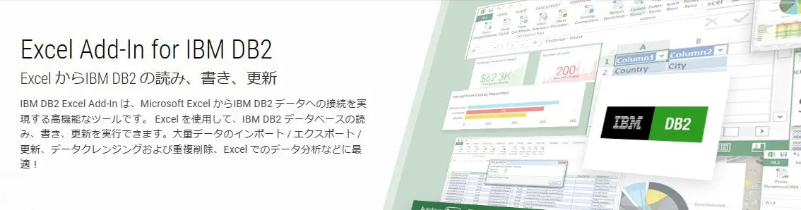Excel Add-In for IBM DB2 とは