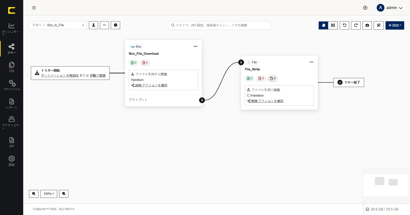 CData Arc ハンズオンテキスト(シナリオ2-1)