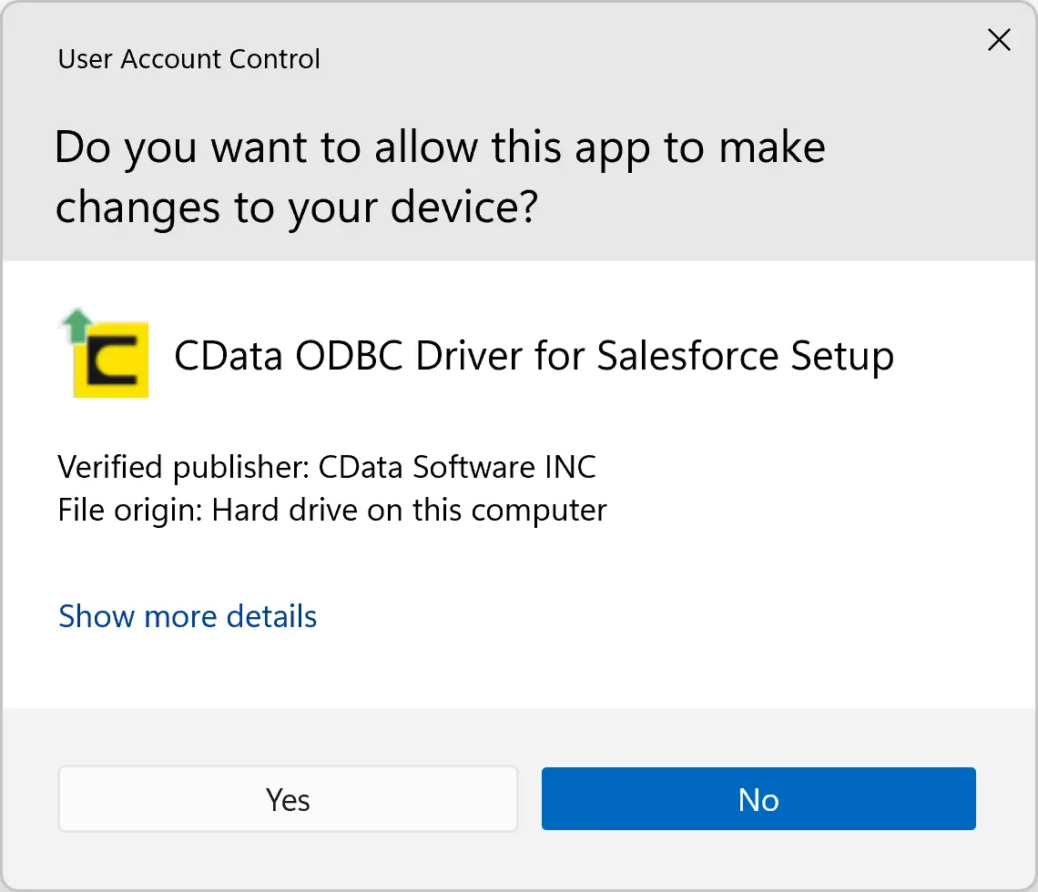 Salesforce ODBC Connection 1