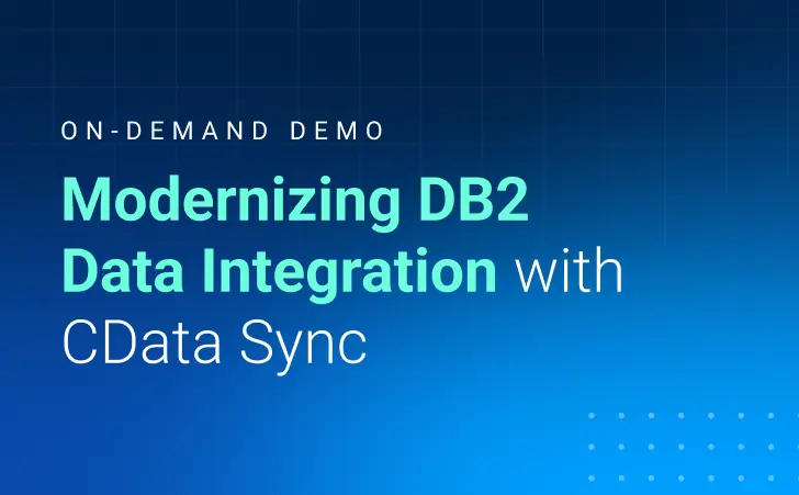 On Demand DB2 Data Integration with CData Sync
