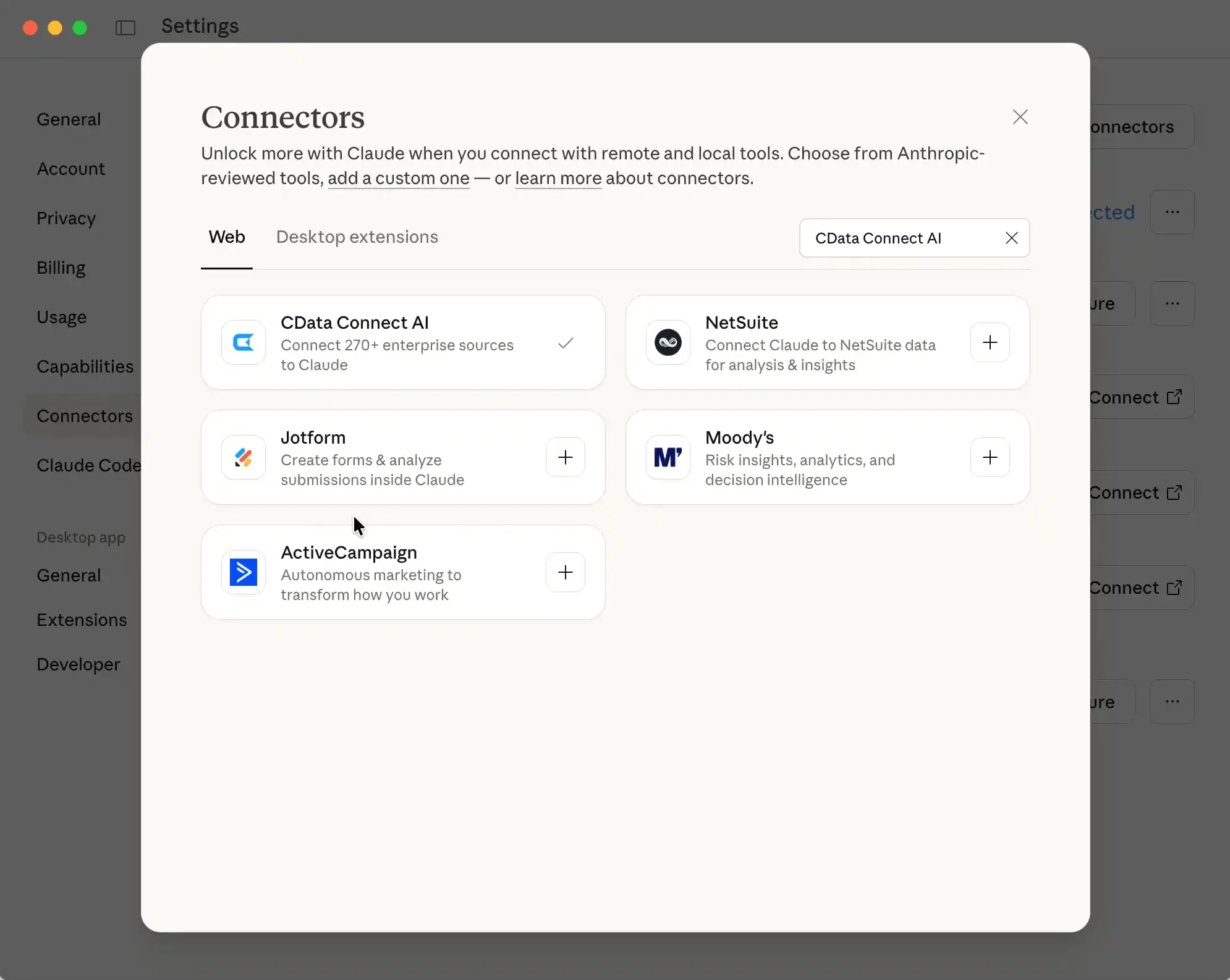 Connect ServiceNow to Claude