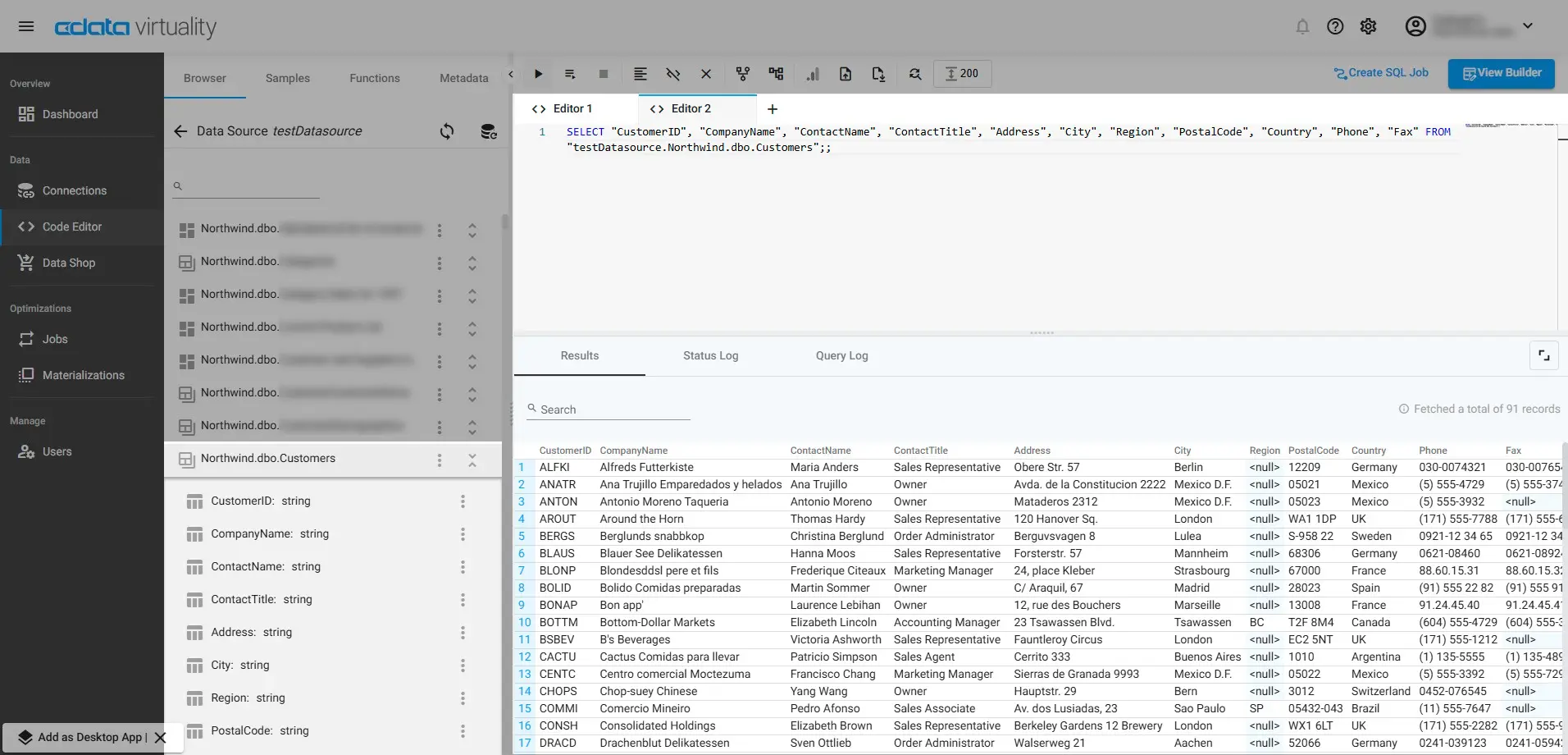 CData Virtuality - Cloud Agent(クラウドエージェント)