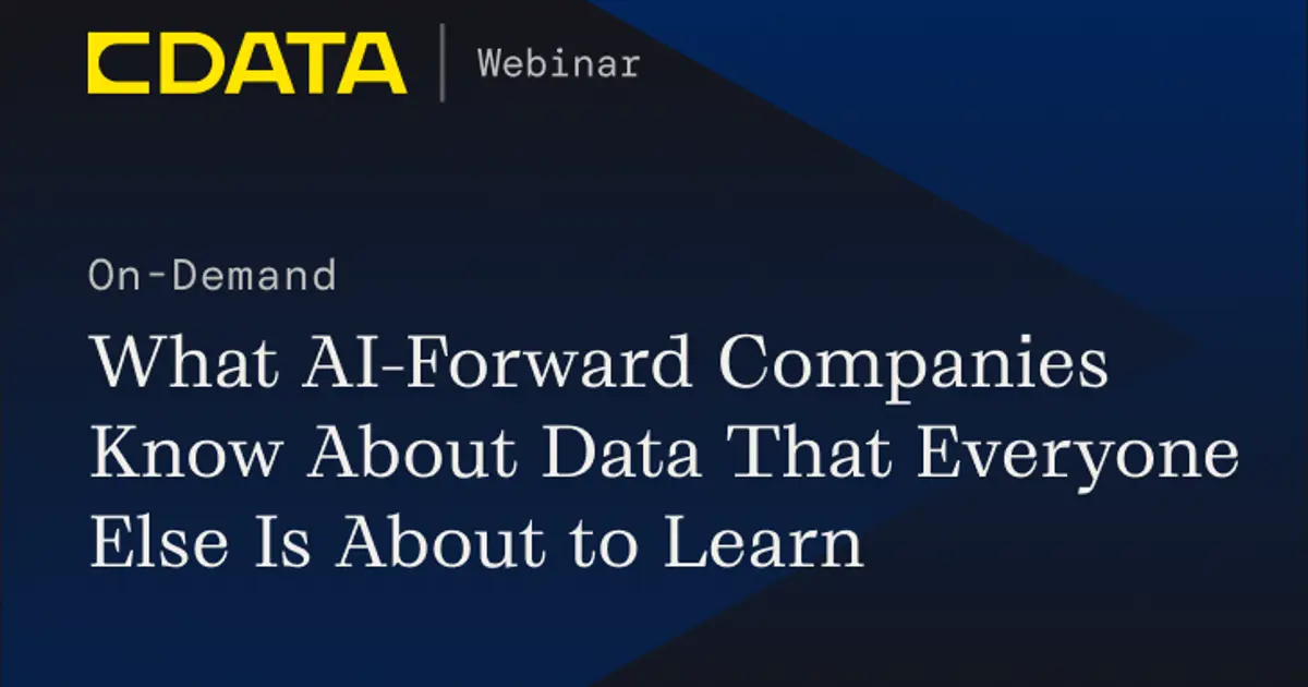 What AI-Forward Companies Know About Data