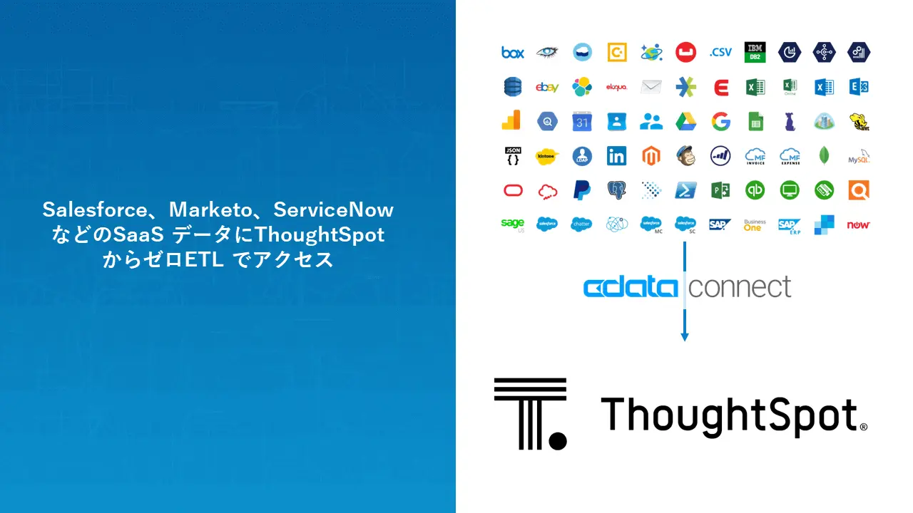 モダンアナリティクスクラウドの『ThoughtSpot』と『CData Connect AI』が製品連携を開始