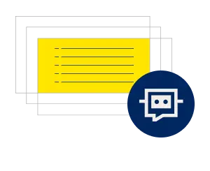 AIエージェントが企業システムへAPI経由で安全に接続する様子を表したイメージイラスト