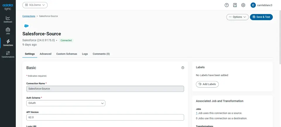 Data Sync Between Salesforce and Snowflake