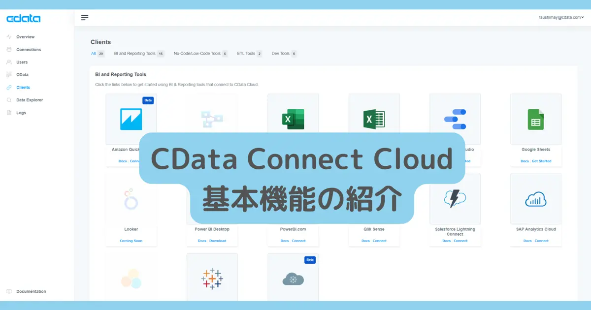 CData Connect AI 基本機能の紹介