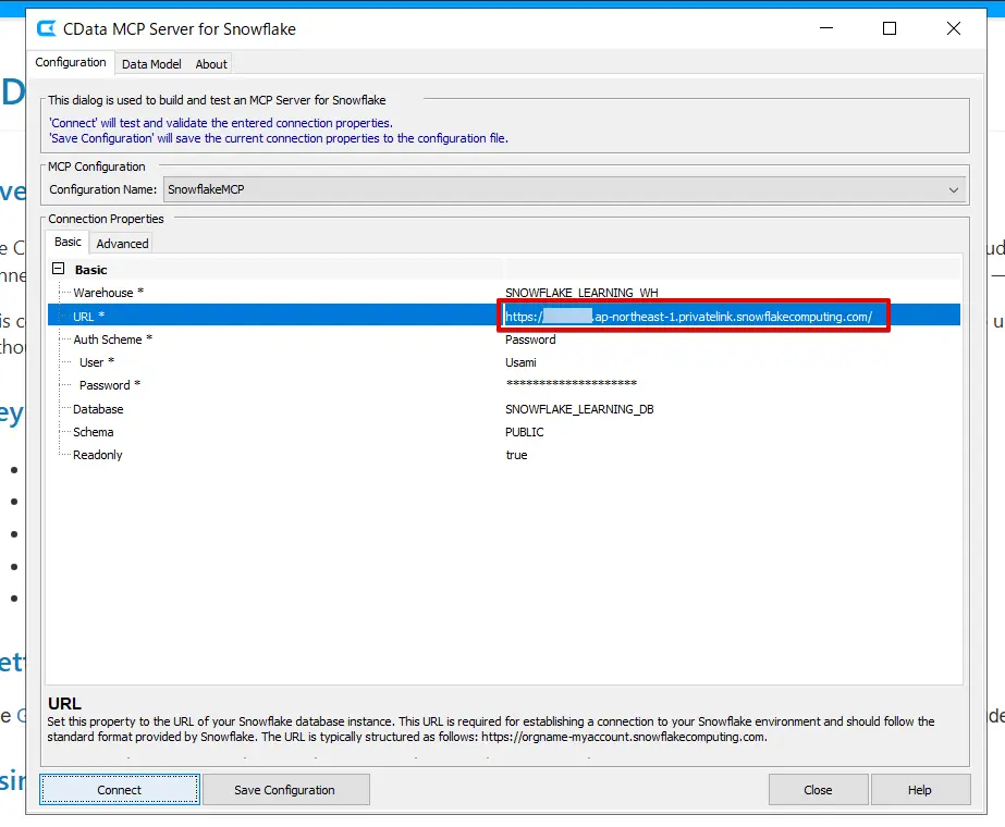 MCP Server での接続設定