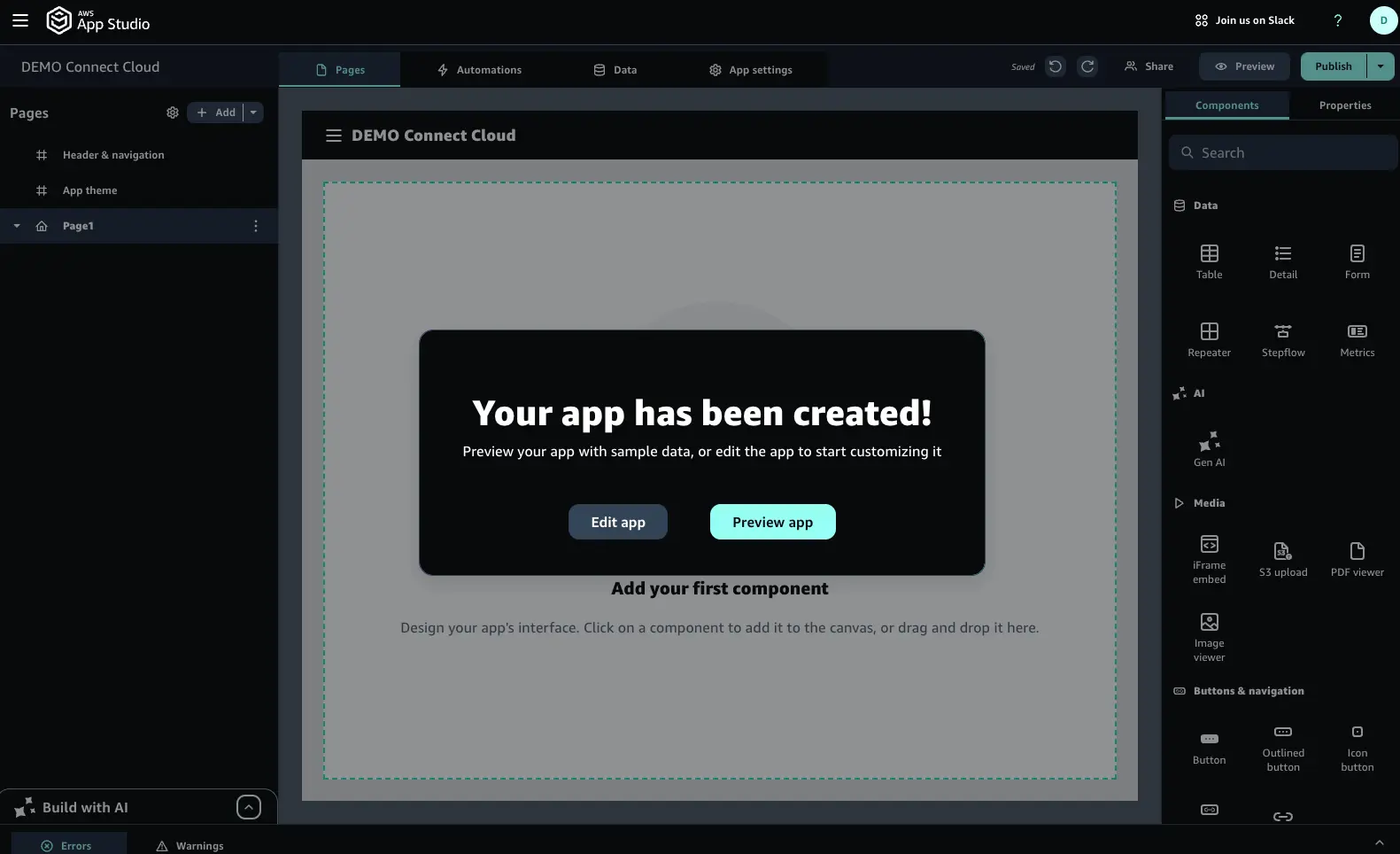 connectcloud-appstudio2spreadsheet