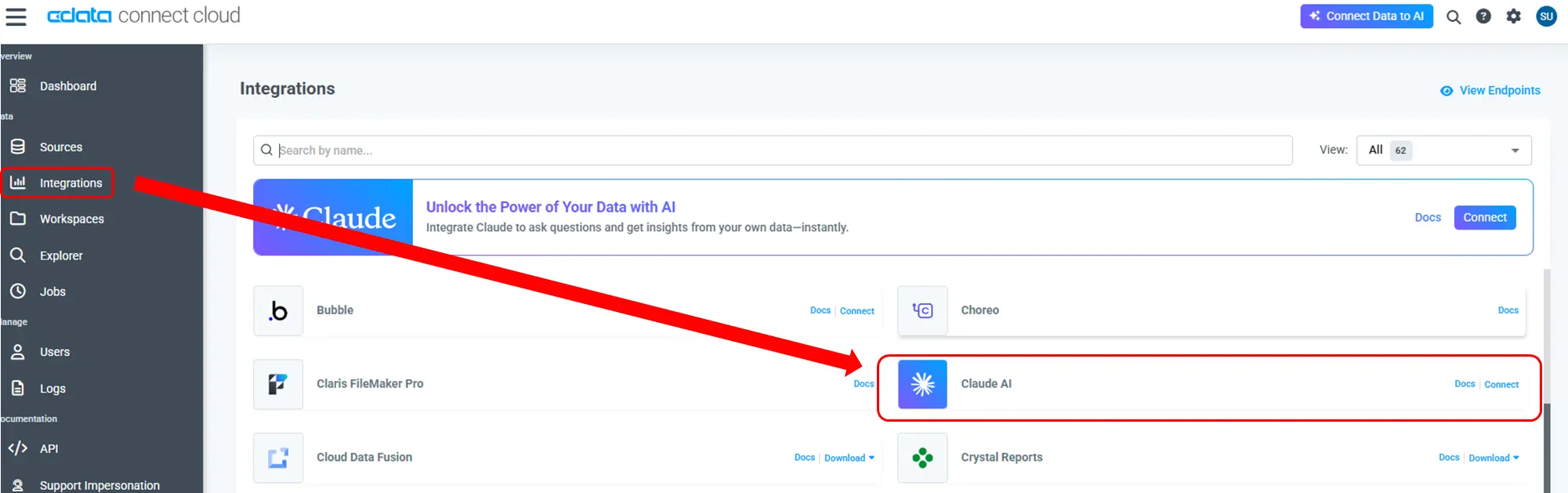 CData Connect AI のリモートMCP「安全に、リアルタイムに、ノーコードで」ビジネスデータをAI に接続