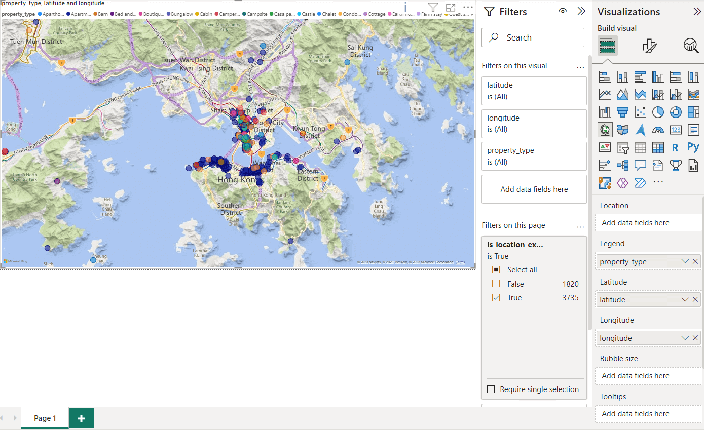 map visualization