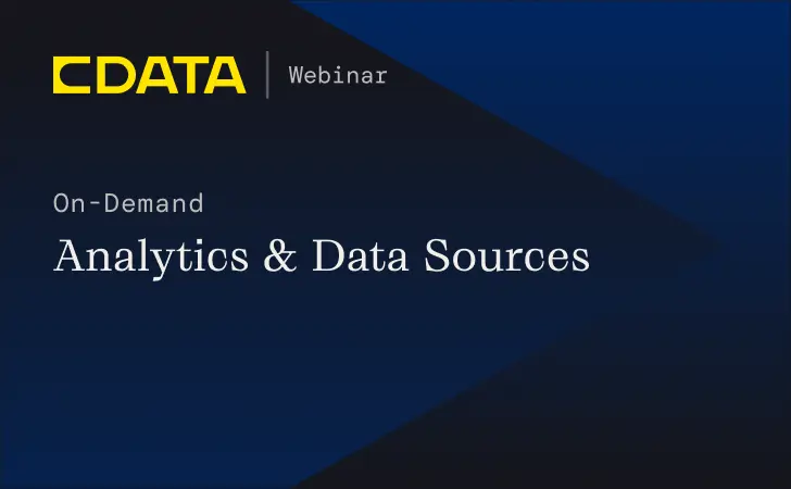 Analytics & Data Sources