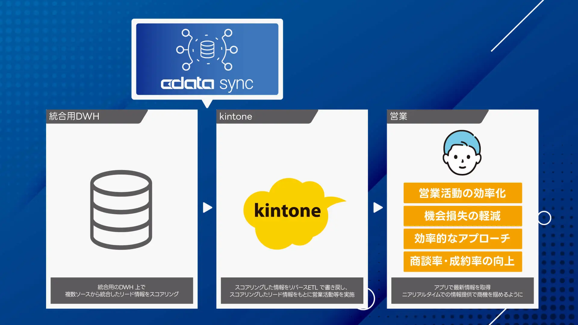 手入力不要! DWH に眠るデータ資産を、CData Sync リバースETL で kintone へ自動連携する方法