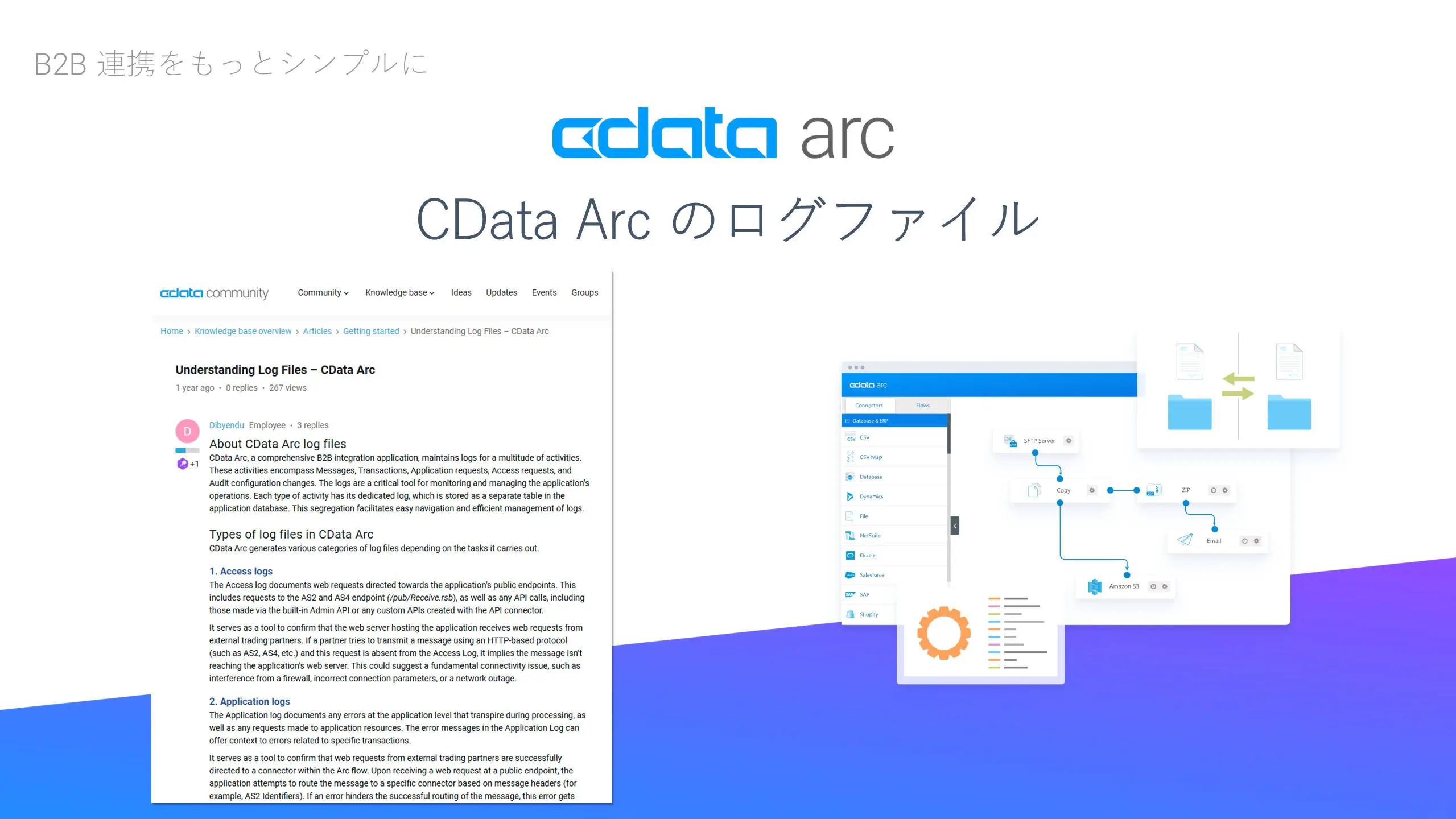 CData Arc のログファイル