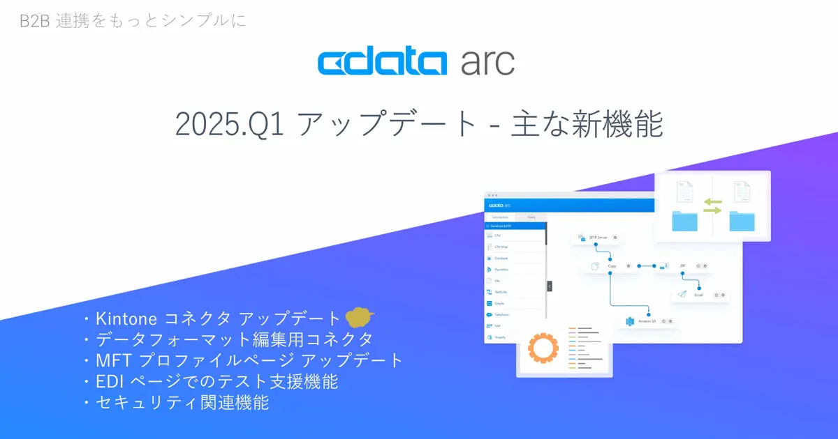 CData Arc 2025 リリース - 主な新機能