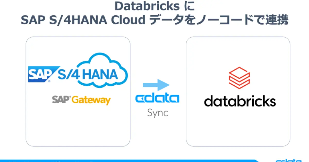 Databricks のUnity Catalog に SAP S/4HANA Cloud データをノーコード
