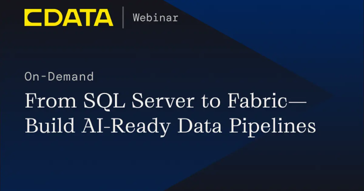 Orchestrating AI-Ready Data Pipelines with CData Sync