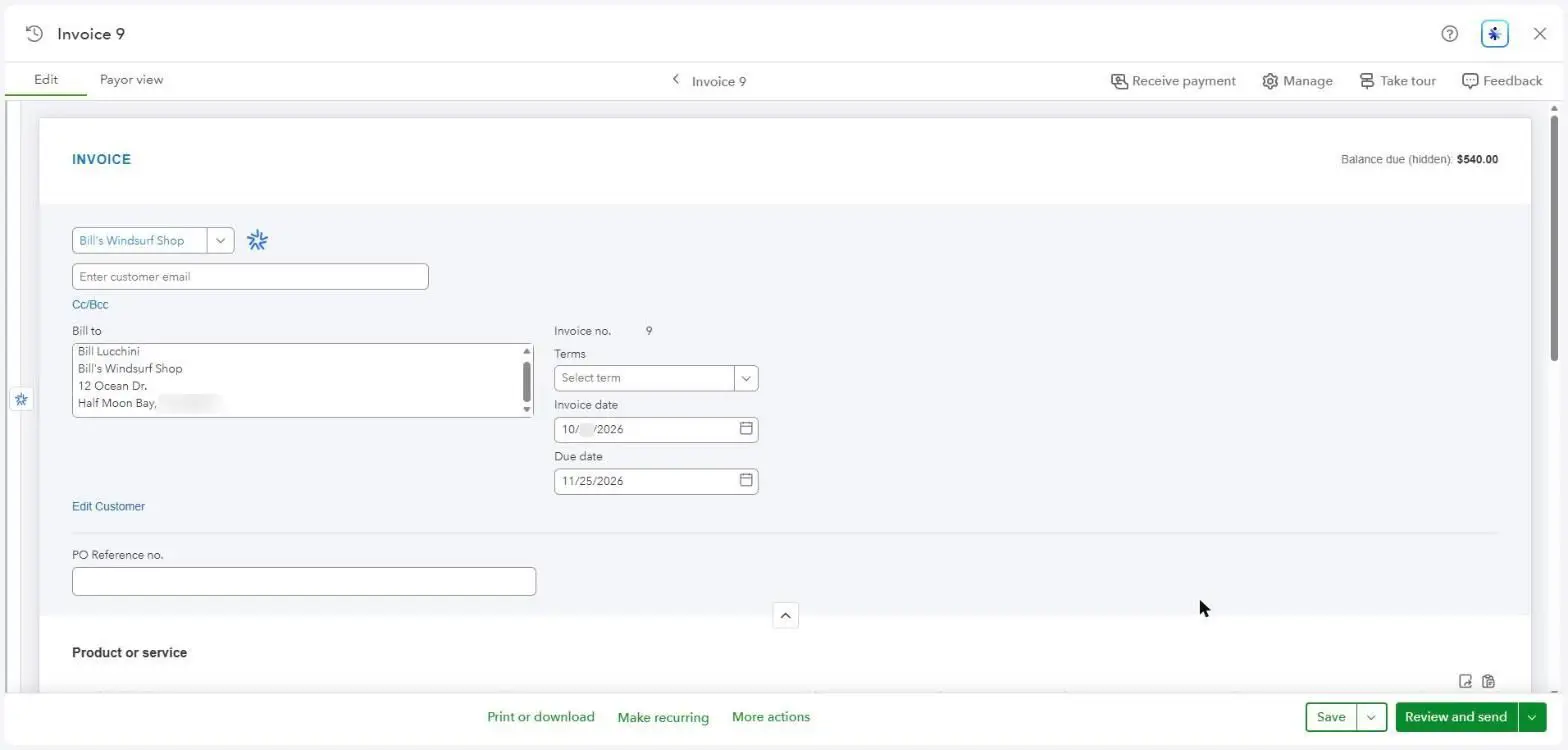 CData Arc で、kintone の受注からQuickBooks Online の請求書を作成する