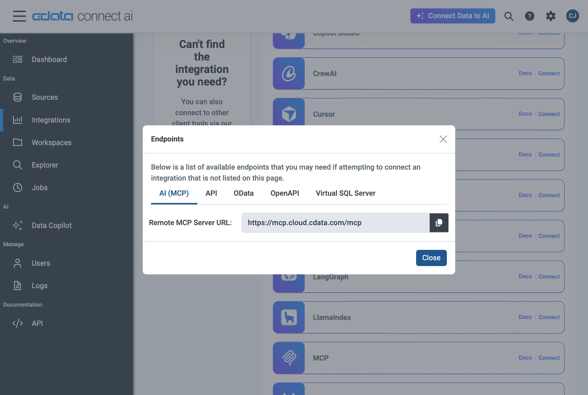 Dify とCData Connect AI