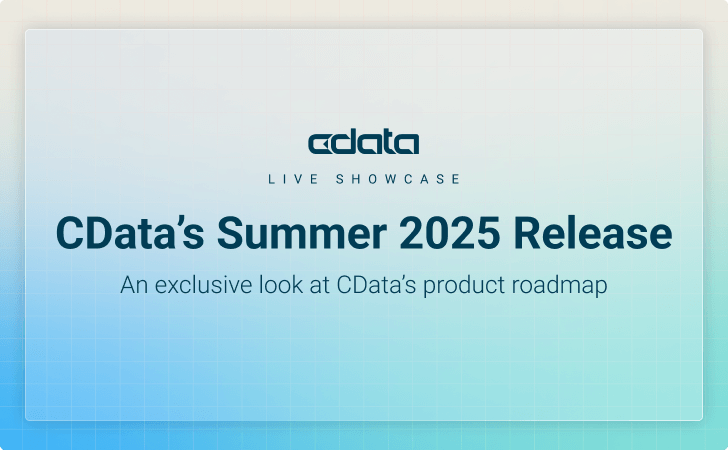 CData Summer 2025 Product Showcase