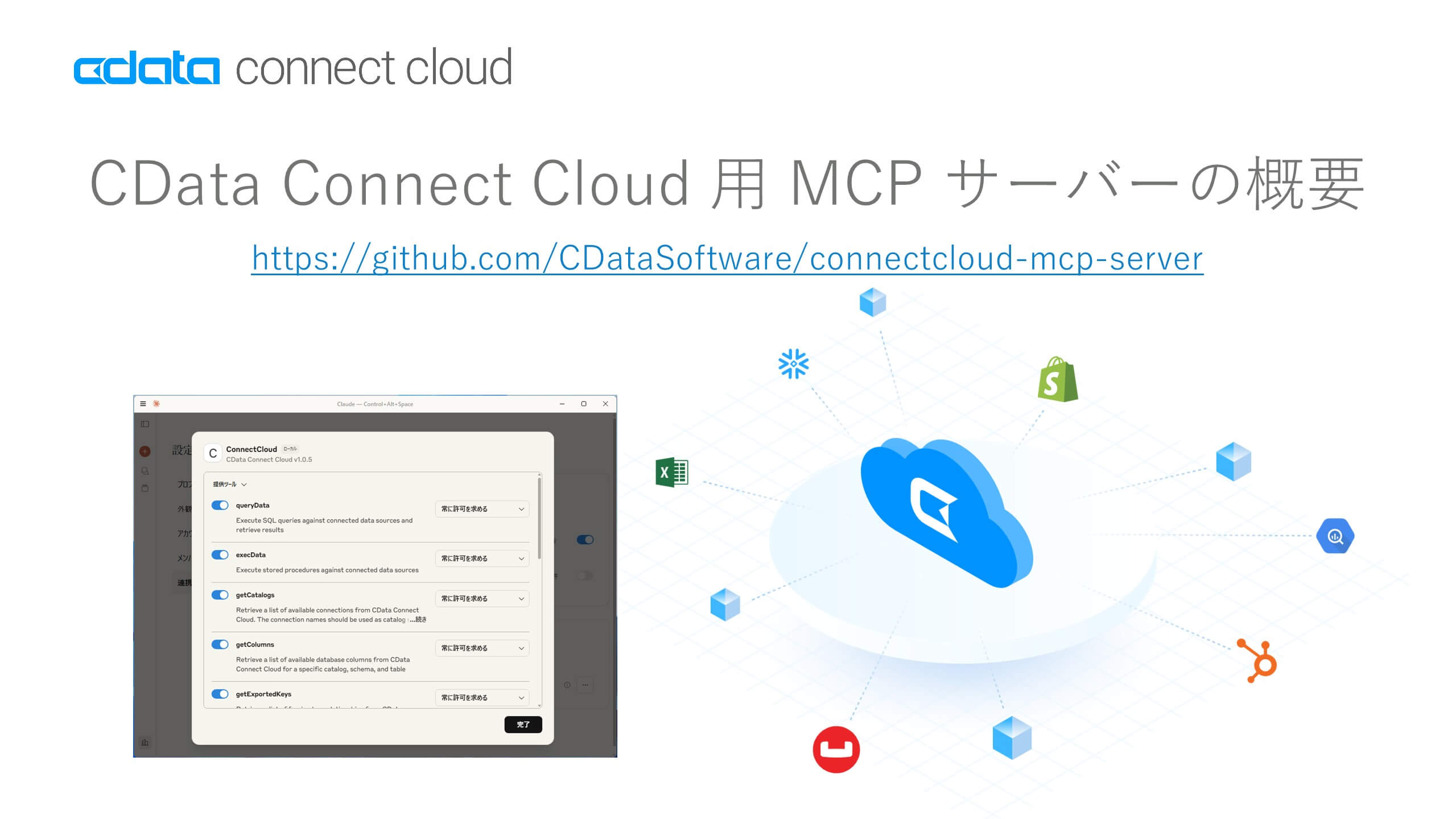 CData Connect Cloud 用 MCP サーバーの概要
