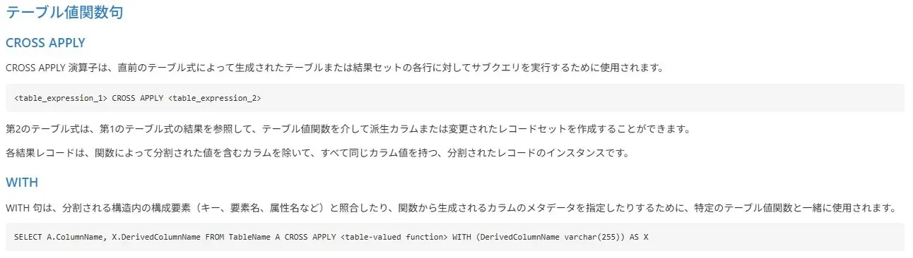 CData Drivers - テーブル値関数(Table-Valued Functions)の利用例