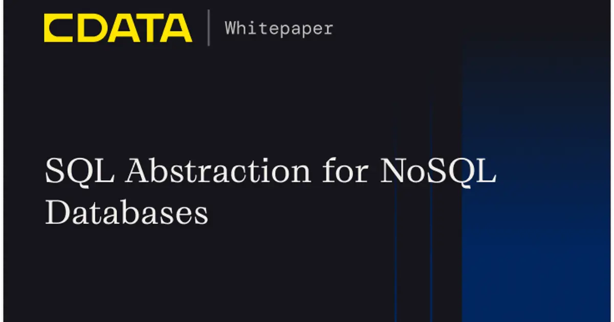 SQL Abstraction for NoSQL Databases