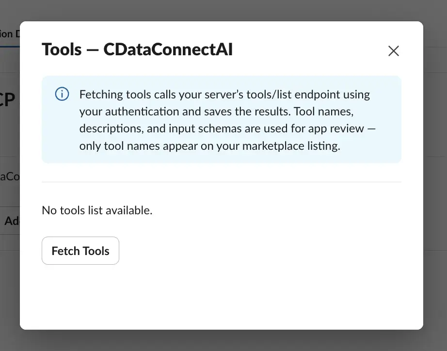 Slackbot のMCP Client 機能からCData Connect AI 経由でkintone に接続する方法