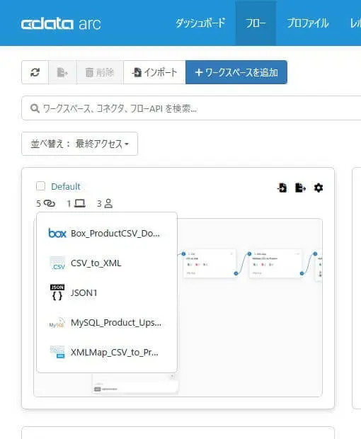 ワークスペースカード