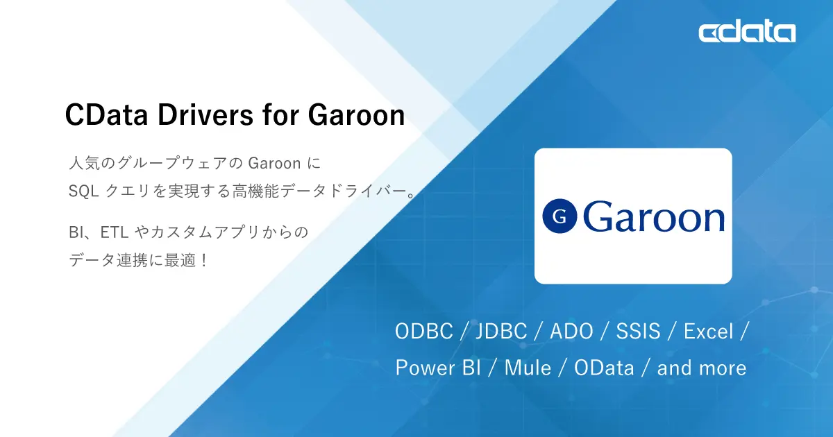 CData Drivers for Garoon
