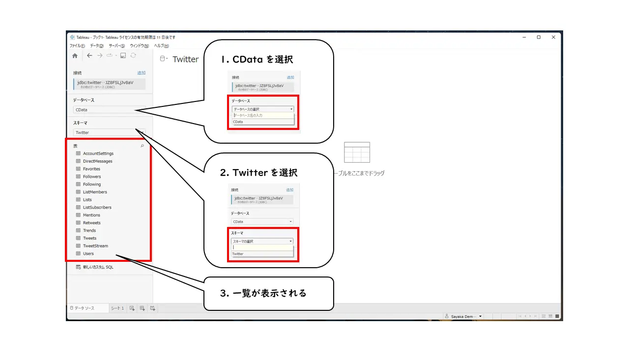 ラクしてTableau からTwitter にデータ接続する方法!