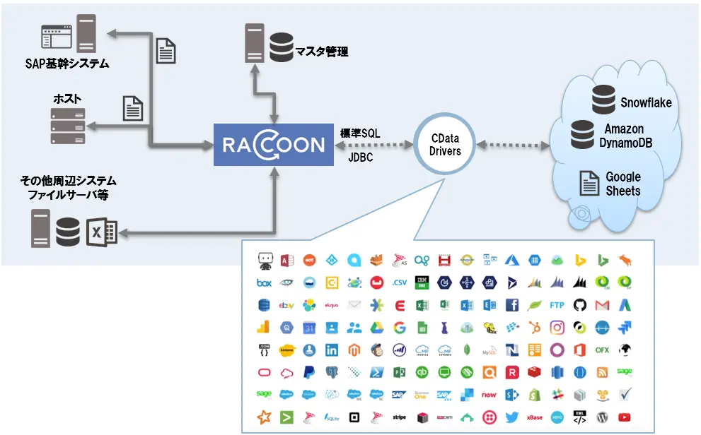 DAL RACCOON にCData ドライバーを搭載