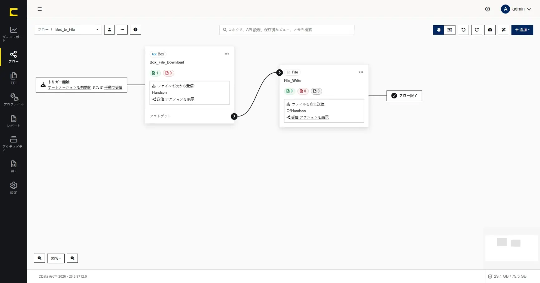 CData Arc ハンズオンテキスト(シナリオ2-2)