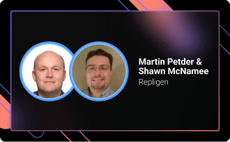 Martin Petder and Shawn McNamee, Repligen