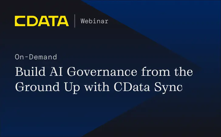 Build AI Governance from the Ground Up with CData Sync