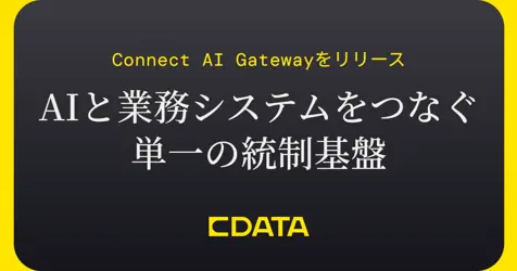 CData、AIと業務システムをつなぐ単一の統制基盤『Connect AI Gateway』をリリース