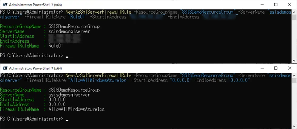 New-AzSqlServerFirewallRule
