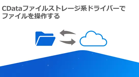 CDataファイルストレージ系ドライバーで ファイルを操作する