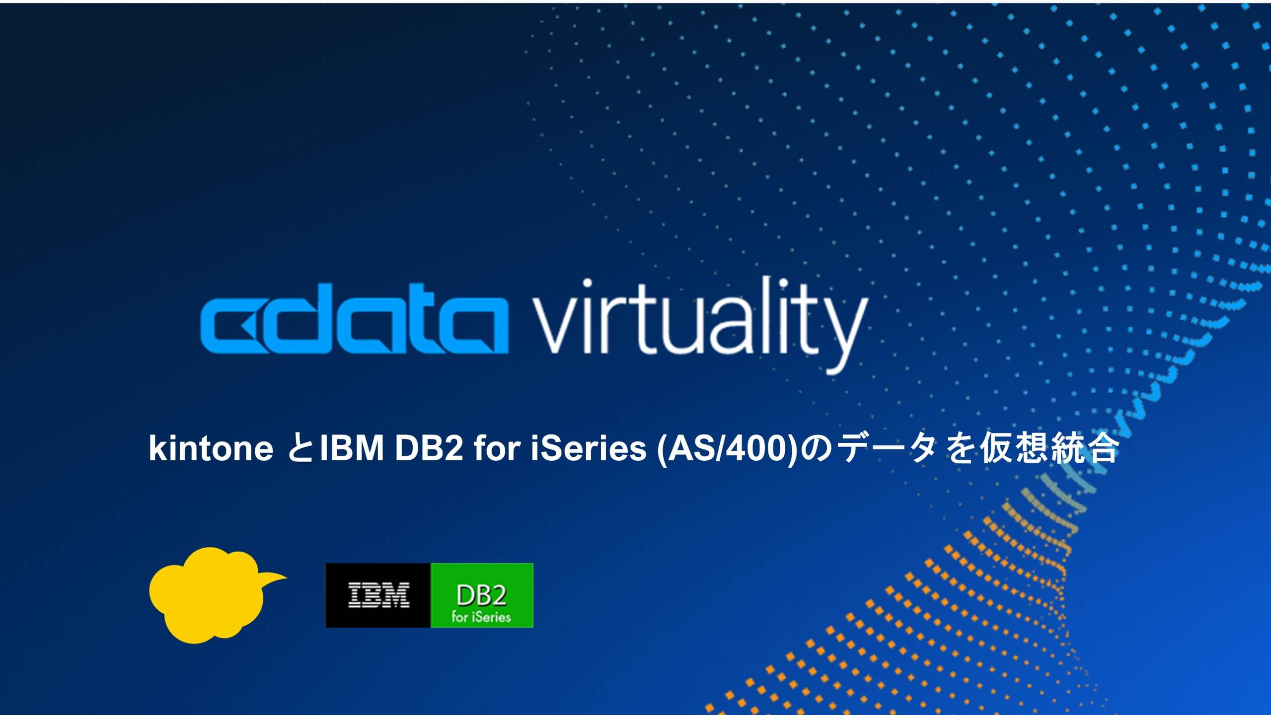 CData Virtuality - kintone とIBM DB2 for iSeries（AS/400）のデータを仮想統合