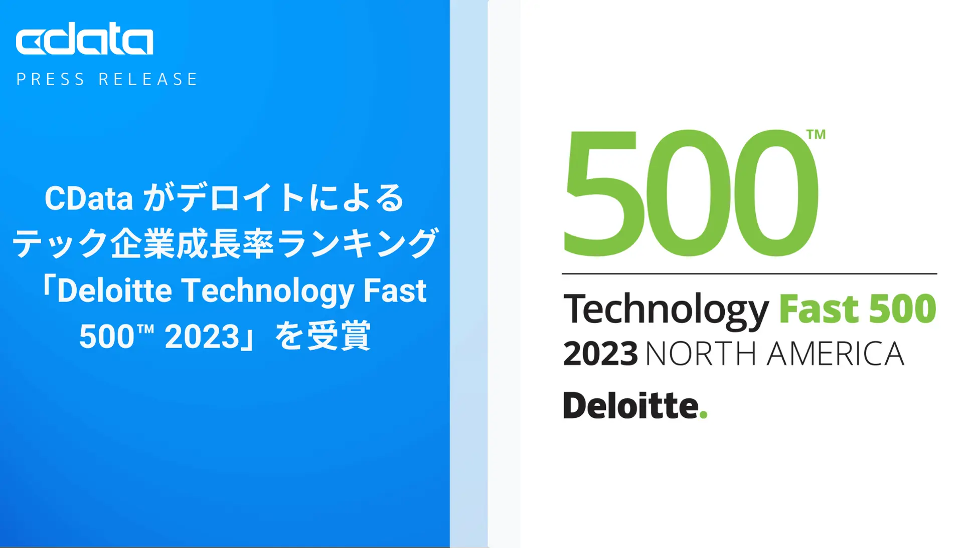デロイトFast 500 に連続選出